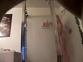 Sister caught taking shower
