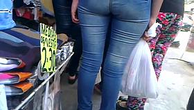 pants sexy ass stuck in the street