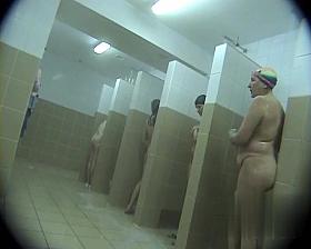 Hidden cameras in public pool showers 1039