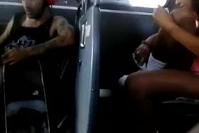 SEXY LEGS ON PUBLIC BUS