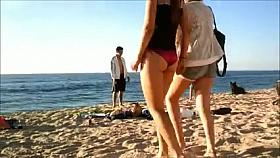 Butt in the beach