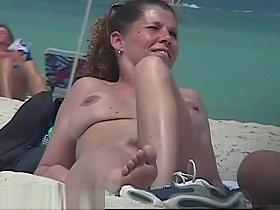 Real amateur hidden nudist voyeur video