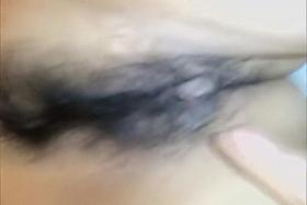 Man touches Asian nipples and exploring hairy cunt nrh012 00