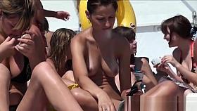 Various nude and semi nude girls from the beaches of spain