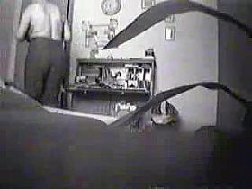Cougar is changing clothes in spy cam voyeur vid