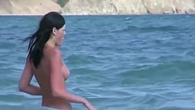 Big Tits NUDITS Amateur Beach PUSSY Close Up Spy Video