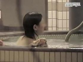 Asian girls in the pool and under shower on spy cam