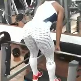 Working out at the gym sexy