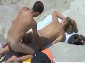Undressed Beach - Pleasing Diminutive Tit Aged Oiled & Screwed