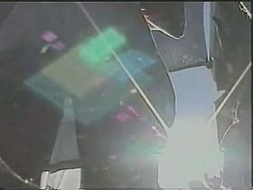 Amateur upskirt video tape of a voyeur guy
