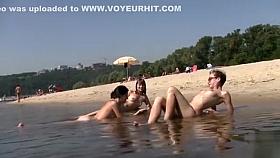 Nude beach with lots of beautiful ladies