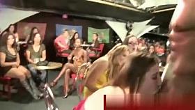 Cfnm ebony spanking cock with her boobs