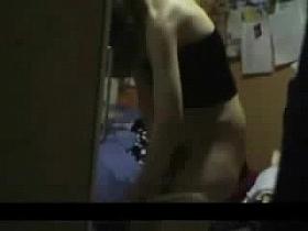 Spying not my sister inserting tampon. Hidden cam
