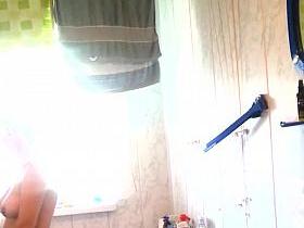 Wife caught masturbation in bathroom on hidden cam