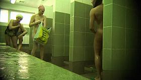 Hidden cameras in public pool showers 1008
