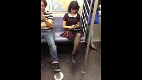 NYC subway voyeur asian girls