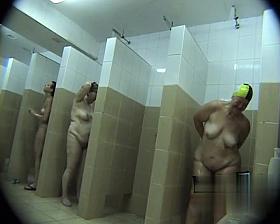 Hidden cameras in public pool showers 712