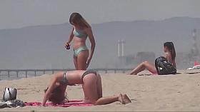 cute teen ass at the beach