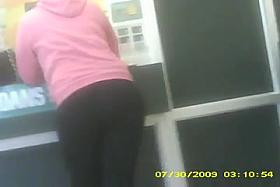 decent ass stretch pants(hidden cam)