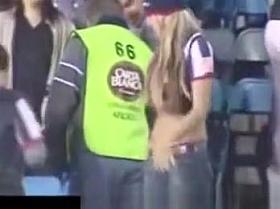 Tits in a stadium