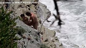 Quickie Sex at the Beach Caught Voyeur