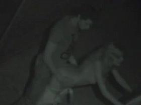 Amateur Nightvision Outside Fuck 2