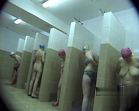 Hidden cameras in public pool showers 915