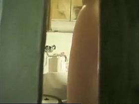 Spy Hot Girl in Bathroom
