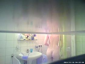 Hidden Cam - Mum is getting ready for Bath - pls comment