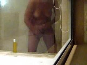Nice mature in shower