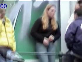 Man with voyeur camera shoots girls pissing in public