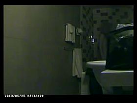 Orb Face Takes A Shower On Spycam