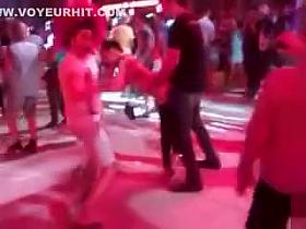 Doggystyle penetration at the dancing event