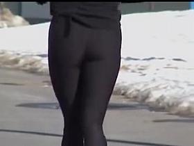 Candid butt video with the participation of runners 08o
