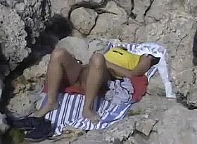 Amateur video in a nude public beach in Mallorca - hidden camera