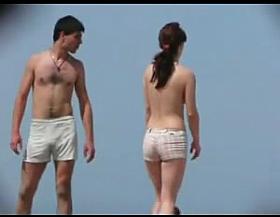 Topless beach volleyball girls - Romania