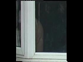 peeping at neighbours fat ass