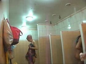Hidden cameras in public pool showers 920