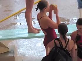 Amazing Diving Girls In Pool