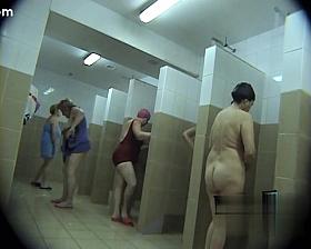 Hidden cameras in public pool showers 124