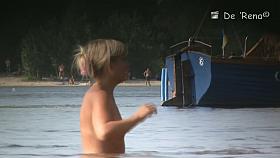 Hidden camera films beach nudist women tanning their bodies and big tits