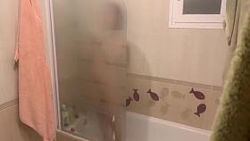Hidden Camera Girl Is Surprised In The Shower