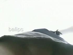 A voluptuous ass in an upskirt spy cam video