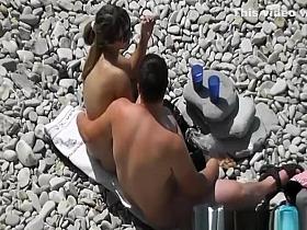Nude beach mutual masturbation