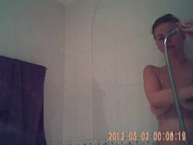 Tonya in the shower