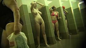 Hidden cameras in public pool showers 1027