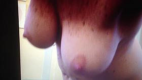 My wife's tits on hidden cam
