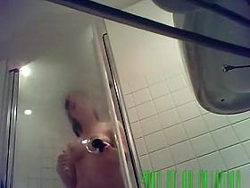 Hot friend spied in bathroom