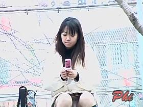 Asian gals having their crotch exposed on upskirt videos.