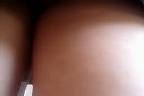 An arousing ass of a hansome girl in an upskirt video